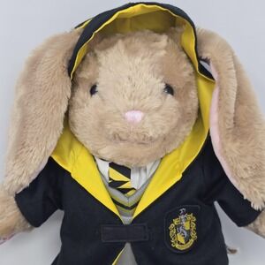 Build-A-Bear Workshop Harry Potter Hufflepuff Bunny Medium Brown Plush Easter